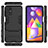 Samsung Galaxy M31s用ハイブリットバンパーケース スタンド プラスチック 兼シリコーン カバー サムスン 