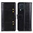 Samsung Galaxy M32 4G用手帳型 レザーケース スタンド カバー M06L サムスン ブラック
