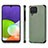 Samsung Galaxy M32 4G用極薄ソフトケース シリコンケース 耐衝撃 全面保護 マグネット式 バンパー S03D サムスン グリーン