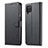 Samsung Galaxy M32 4G用手帳型 レザーケース スタンド カバー LC1 サムスン ブラック