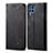 Samsung Galaxy M32 4G用手帳型 布 スタンド サムスン ブラック