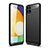 Samsung Galaxy M32 4G用シリコンケース ソフトタッチラバー ライン カバー サムスン ブラック