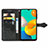 Samsung Galaxy M32 4G用手帳型 レザーケース スタンド パターン カバー サムスン 