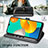 Samsung Galaxy M32 4G用手帳型 レザーケース スタンド カバー S05D サムスン 
