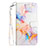 Samsung Galaxy M32 5G用手帳型 レザーケース スタンド パターン カバー Y05B サムスン ネイビー