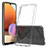 Samsung Galaxy M32 5G用360度 フルカバー ハイブリットバンパーケース クリア透明 プラスチック カバー ZJ5 サムスン クリア