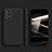 Samsung Galaxy M32 5G用360度 フルカバー極薄ソフトケース シリコンケース 耐衝撃 全面保護 バンパー S05 サムスン ブラック