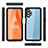 Samsung Galaxy M32 5G用完全防水ケース ハイブリットバンパーカバー 高級感 手触り良い 360度 サムスン ブラック