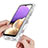 Samsung Galaxy M32 5G用前面と背面 360度 フルカバー 極薄ソフトケース シリコンケース 耐衝撃 全面保護 バンパー 透明 サムスン 