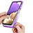 Samsung Galaxy M32 5G用前面と背面 360度 フルカバー 極薄ソフトケース シリコンケース 耐衝撃 全面保護 バンパー 勾配色 透明 JX1 サムスン 