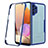 Samsung Galaxy M32 5G用360度 フルカバー ハイブリットバンパーケース クリア透明 プラスチック カバー MJ2 サムスン 