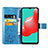 Samsung Galaxy M32 5G用手帳型 レザーケース スタンド 花 カバー サムスン 
