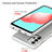 Samsung Galaxy M32 5G用360度 フルカバー ハイブリットバンパーケース 透明 プラスチック カバー ZJ4 サムスン 