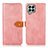 Samsung Galaxy M33 5G用手帳型 レザーケース スタンド カバー N07P サムスン ピンク