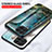 Samsung Galaxy M33 5G用ハイブリットバンパーケース プラスチック パターン 鏡面 カバー サムスン 