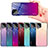 Samsung Galaxy M33 5G用ハイブリットバンパーケース プラスチック 鏡面 虹 グラデーション 勾配色 カバー LS1 サムスン 