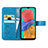 Samsung Galaxy M33 5G用手帳型 レザーケース スタンド 花 カバー サムスン 
