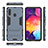 Samsung Galaxy M40用ハイブリットバンパーケース スタンド プラスチック 兼シリコーン カバー サムスン 
