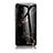Samsung Galaxy M40S用ハイブリットバンパーケース プラスチック パターン 鏡面 カバー サムスン ゴールド・ブラック