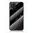 Samsung Galaxy M42 5G用ハイブリットバンパーケース プラスチック パターン 鏡面 カバー サムスン ブラック