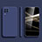 Samsung Galaxy M42 5G用360度 フルカバー極薄ソフトケース シリコンケース 耐衝撃 全面保護 バンパー S03 サムスン ネイビー
