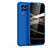 Samsung Galaxy M42 5G用360度 フルカバー極薄ソフトケース シリコンケース 耐衝撃 全面保護 バンパー S01 サムスン ネイビー