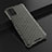 Samsung Galaxy M51用極薄ソフトケース シリコンケース 耐衝撃 全面保護 クリア透明 H01 サムスン ブラック