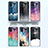 Samsung Galaxy M51用ハイブリットバンパーケース プラスチック パターン 鏡面 カバー LS1 サムスン 