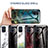Samsung Galaxy M51用ハイブリットバンパーケース プラスチック パターン 鏡面 カバー サムスン 