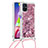 Samsung Galaxy M51用シリコンケース ソフトタッチラバー ブリンブリン カバー 携帯ストラップ S03 サムスン 