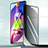 Samsung Galaxy M51用反スパイ 強化ガラス 液晶保護フィルム サムスン クリア