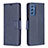 Samsung Galaxy M52 5G用手帳型 レザーケース スタンド カバー B04F サムスン ネイビー