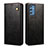 Samsung Galaxy M52 5G用手帳型 レザーケース スタンド カバー B01S サムスン ブラック