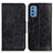 Samsung Galaxy M52 5G用手帳型 レザーケース スタンド カバー M02L サムスン ブラック