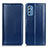 Samsung Galaxy M52 5G用手帳型 レザーケース スタンド カバー M05L サムスン ネイビー