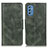 Samsung Galaxy M52 5G用手帳型 レザーケース スタンド カバー M09L サムスン グリーン