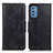 Samsung Galaxy M52 5G用手帳型 レザーケース スタンド カバー M09L サムスン ブラック
