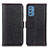 Samsung Galaxy M52 5G用手帳型 レザーケース スタンド カバー M14L サムスン ブラック