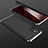 Samsung Galaxy M52 5G用ハードケース プラスチック 質感もマット 前面と背面 360度 フルカバー P01 サムスン シルバー・ブラック