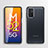 Samsung Galaxy M52 5G用ハイブリットバンパーケース 透明 プラスチック カバー サムスン 