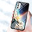 Samsung Galaxy M52 5G用ハイブリットバンパーケース プラスチック パターン 鏡面 カバー LS1 サムスン 