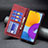 Samsung Galaxy M52 5G用手帳型 レザーケース スタンド カバー B01F サムスン 