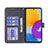 Samsung Galaxy M52 5G用手帳型 レザーケース スタンド カバー B08F サムスン 