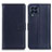 Samsung Galaxy M53 5G用手帳型 レザーケース スタンド カバー A08D サムスン ネイビー