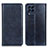 Samsung Galaxy M53 5G用手帳型 レザーケース スタンド カバー N01P サムスン ネイビー