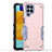 Samsung Galaxy M53 5G用ハイブリットバンパーケース プラスチック 兼シリコーン カバー QW1 サムスン ピンク