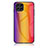 Samsung Galaxy M53 5G用ハイブリットバンパーケース プラスチック 鏡面 虹 グラデーション 勾配色 カバー LS2 サムスン 