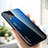 Samsung Galaxy M53 5G用ハイブリットバンパーケース プラスチック 鏡面 虹 グラデーション 勾配色 カバー JD1 サムスン 