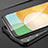Samsung Galaxy M53 5G用シリコンケース ソフトタッチラバー レザー柄 カバー サムスン 