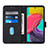 Samsung Galaxy M53 5G用手帳型 レザーケース スタンド カバー Y01B サムスン 
